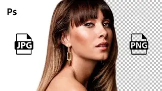 ✌🏼[PASO A PASO] Cómo PASAR de JPG a PNG en Photoshop | Tutorial de Photoshop
