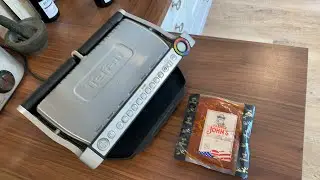 Pork neck steaks in the Tefal OptiGrill XL
