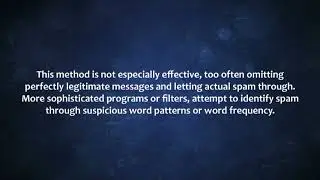 Spam Filtering