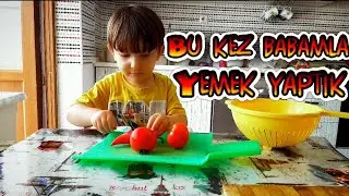Masterchef Ayaz Kutay. Babamla birlikte yemek yaptık. | Masterchef Ayaz Kutay. Cooking with daddy.