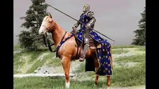 Knight on horse Blender