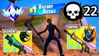 22 Elimination Unreal Zero Build Ranked Solo (Chapter 5 Season 2)