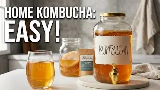 How I made Kombucha at home with this easy kombucha starter kit | Sipology kombucha kit