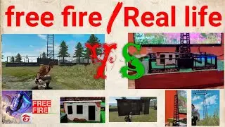 free fire game  VS  real life.free fire গেমর ঘর বাড়ি বাচতবে বানানর VIDEO.