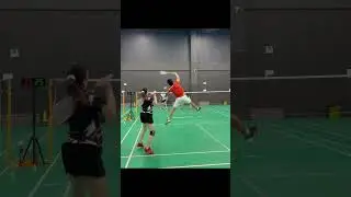 I was knocked down by this badminton smash 
