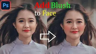 Add blush to face in Photoshop |How to add Blush to face in Photoshop|How to add Makeup in Photoshop
