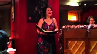 Mezzo-Soprano Sings at Spaghetti Opera Event