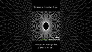 Visual Math: The Tangent Lines of an Ellipse 