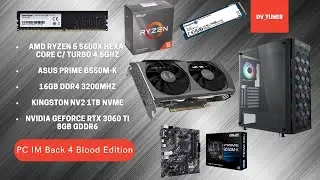 Montei um PC IM BACK 4 BLOOD - R5 5600X / RTX 4060 TI / 16GB 🎮 👑