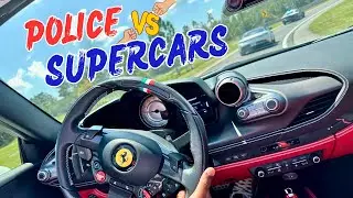 20 Supercars Take Over The Streets Of Orlando With The Help Of Florida Police