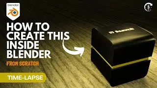 Watch Box Wizardry: Build & Texture a Stunning 3D Model from Scratch | Blender 3D | 3DWKRAKEN |