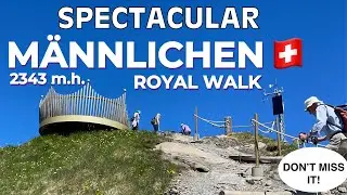 MAENNLICHEN  MOUNTAIN ROYAL WALK SWITZERLAND