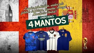 UNBOXING TAILANDESAS 1:1 - INGLATERRA, ARSENAL, MANCHESTER UNITED E ESPANHA