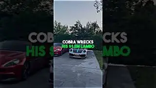 Cobra Wreks His $1.2M Lambo #youtubeshorts #andrewtate #motivtionalquotes