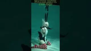 Anime Cosplay Bunny Girl Underwater 