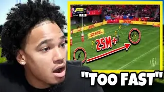 American First Time Watching When The Fastest Rugby Players Meet Eachother 😱🔥 | REACTION