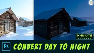 How to Convert Day Scene to Night Time in Adobe Photoshop CC 2021 | Day to Night Edit by #EDiTok