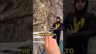 THIS is Absolutely Terrifying.. 😳 #shorts #adrenaline #bungeejumping #scary