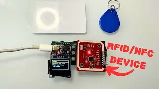 RFID / NFC ESP32 Device Test with Wallet - PN532 Module 💳