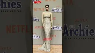 #KhushiKapoor and her unbeatable charm ❤️ #TheArchies #TheArchiesOnNetflix #TheArchiesScreening