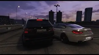 ШАШКИ НА X5M & M6 В ПОТОКЕ | Assetto Corsa | 4K FULL HD
