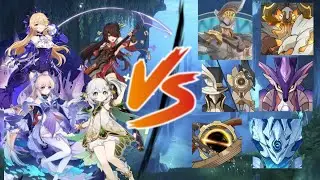 ¡Derrotando a todos los jefes de Fontaine!  -Genshin Impact-