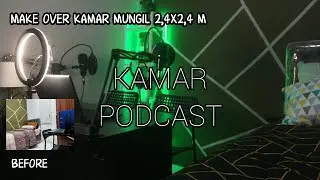 DESAIN KAMAR MINIMALIS  RUMAH SUBSIDI 30/60 MENJADI RUANG PODCAST