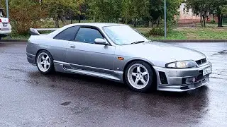 WALK AROUND NISSAN SKYLINE R33 COUPE RB25DET (POV) ОБЗОР (видео из архива) Overview!