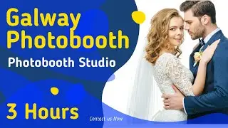 Our Wedding Photo Booth Clayton Hotel Galway with full studio and photographer and instant printing