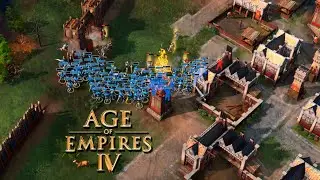 Age of Empires 4 -  MASSIVE WALL PIERCING ATTACK