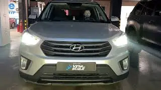 Установили bi-led модули Aozoom A4+ на автомобиль Hyundai Creta