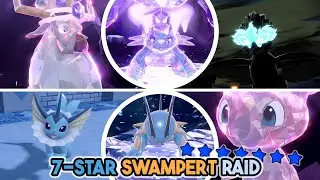 5-Ways To Easily Solo 7-Star Tera Raid Swampert 🐸💪 in Pokémon Scarlet & Violet.