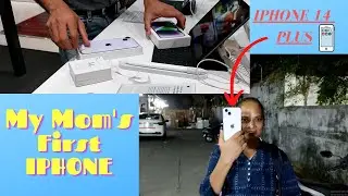 Finally She bought an IPHONE📱 | IPhone 14 Plus Vlog & Review | Croma Stores