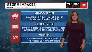 Flood warning for parts of Southern New England, May 16, 2024