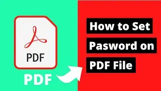 How To Create Password For Pdf Document