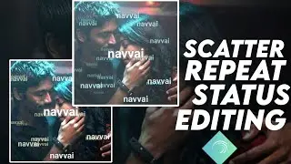 How To make trending scatter repeat editing in alightmotion||alightmotiontutorial