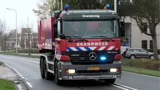 Brandweer Goes Oranjeweg met spoed naar Schuurbrand in Goes!