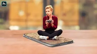 Mobile manipulation effect in photoshop