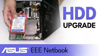 ASUS EEE Netbook Hard Drive Removal Upgrade
