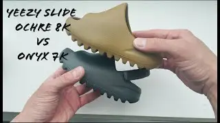 Yeezy Slide Ochre 8k vs Onyx 7k | Review