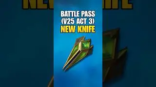 New V25 Act 3 Battle Pass Knife Skin - Valorant