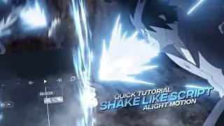 Tutorial Edgy Rotation | Shake Script [Edit/AMV] Alight Motion 4.0 | Free Preset