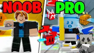 I Spent 50+ Hours Going NOOB To PRO In Bee Swarm Simulator!