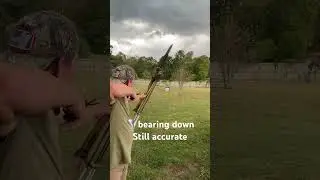 @ICantPutMyBowDown still accurate in these winds #traditionalarchery #archery #tstorm
