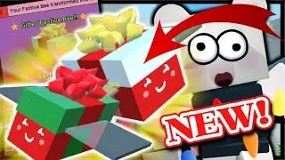 *UPDATE*  GIFTED FESTIVE BEE, BEE BEAR, PRESENTS! | Roblox Bee Swarm Simulator