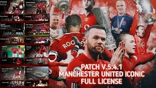 PATCH PES 2021 MOBILE V.5.4.1 MANCHESTER UNITED ICONIC FULL LICENSE
