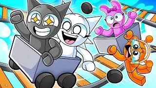 Cart Ride Disasters With SPRUNKI SQUAD in Roblox!