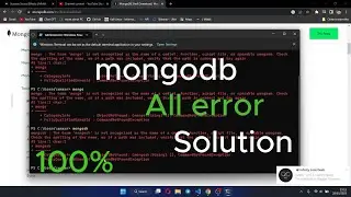 mongo db All Error Solution