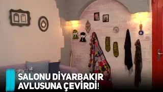 İNANILMAZ DEĞİŞİM! EVİN SALONU, DİYARBAKIR AVLULU SALONA DÖNÜŞTÜ!
