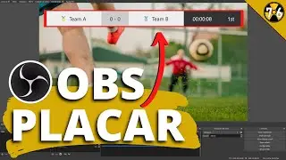 PLACAR NO OBS STUDIO: Configuração Fácil Sem Instalar Plugins